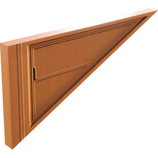 Inverted Ramp Wall (4m)
