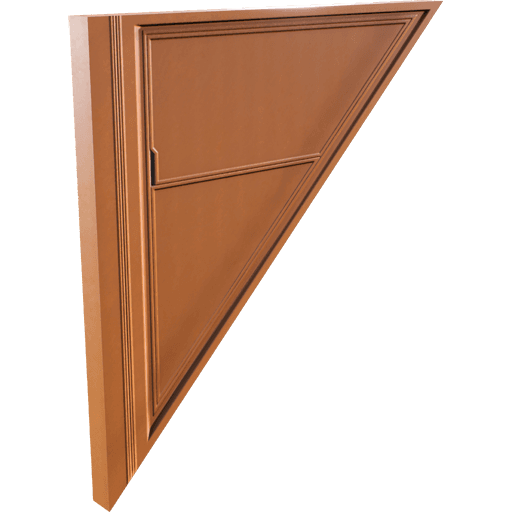 Inverted Ramp Wall (8m)